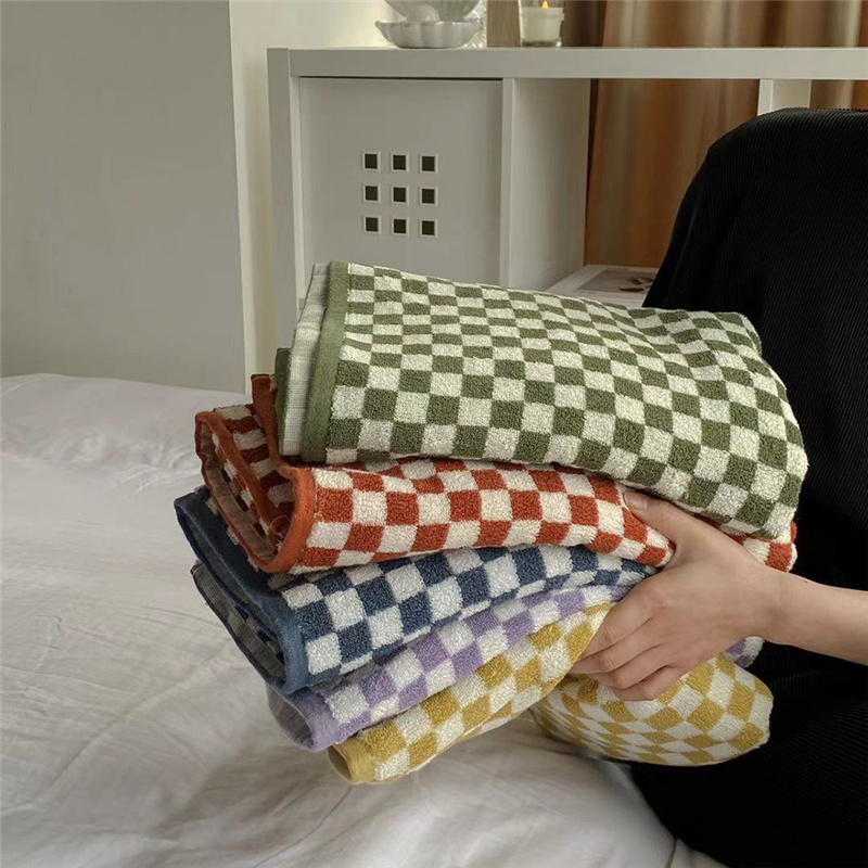 Cloth Face Mask Washable - Retro Checkerboard Kẻ Sọc Dài Chủ