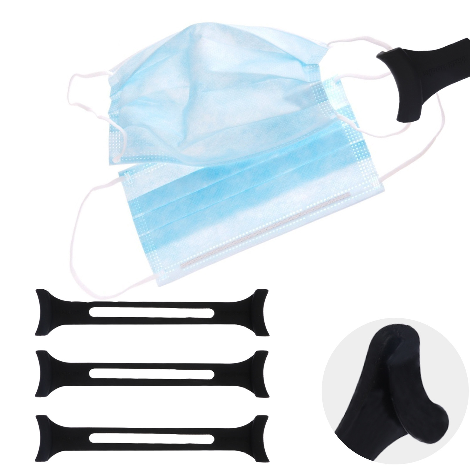 3Pcs Professional Grade Silico - đánh giá và giá Mask Ear Saver Strap