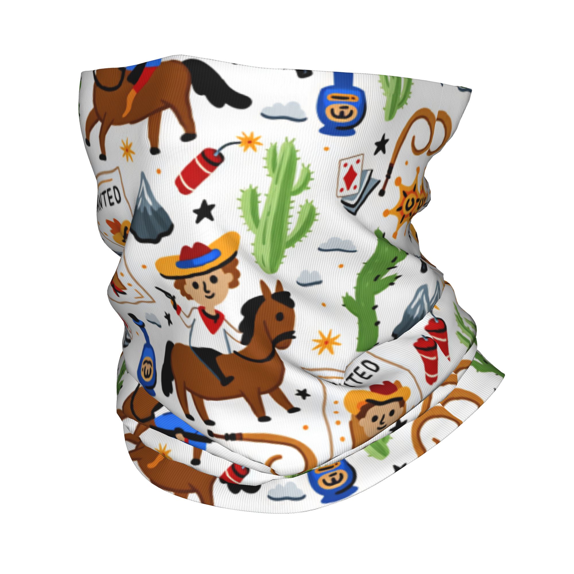 Cartoon Kids Western Cowboy Ba - đánh giá và giá Kids Face Mask