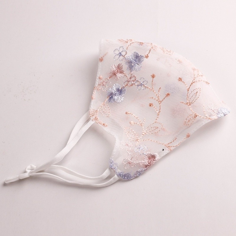 Classical Embroider Flower Vei - đánh giá và giá Cloth Face Mask Washable